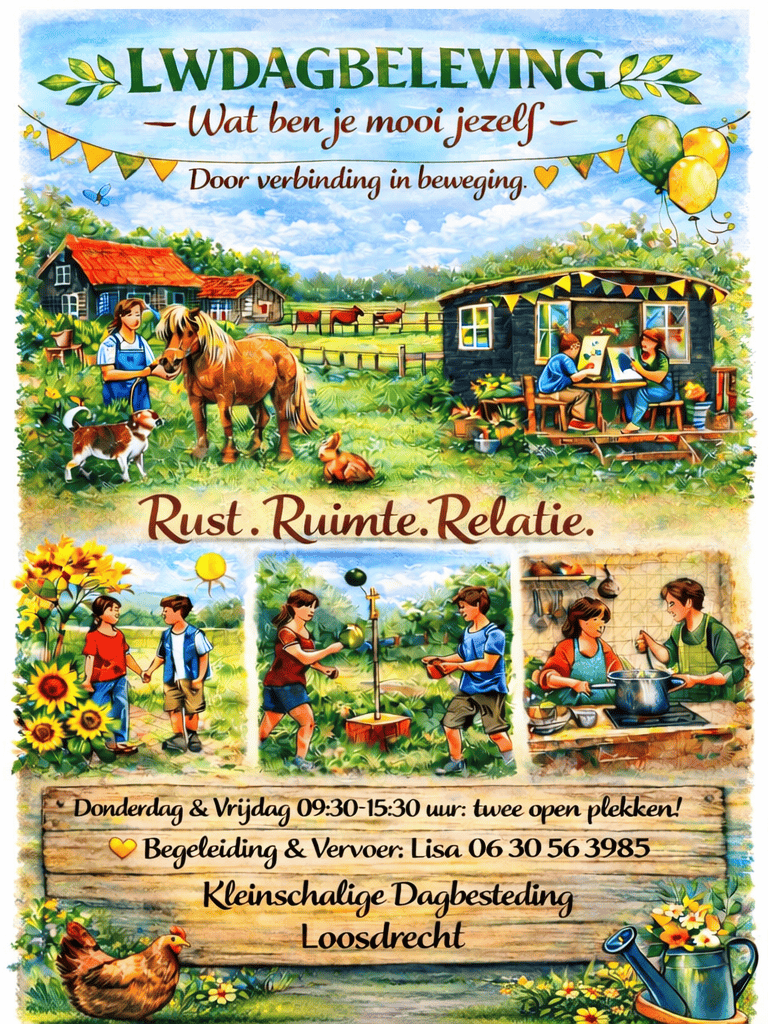 Jouw dagbesteding, jouw nieuwe plek. | LWDagbeleving | Dagbesteding biedt zinvolle daginvulling en sociale interactie voor iedereen die ondersteuning zoekt.