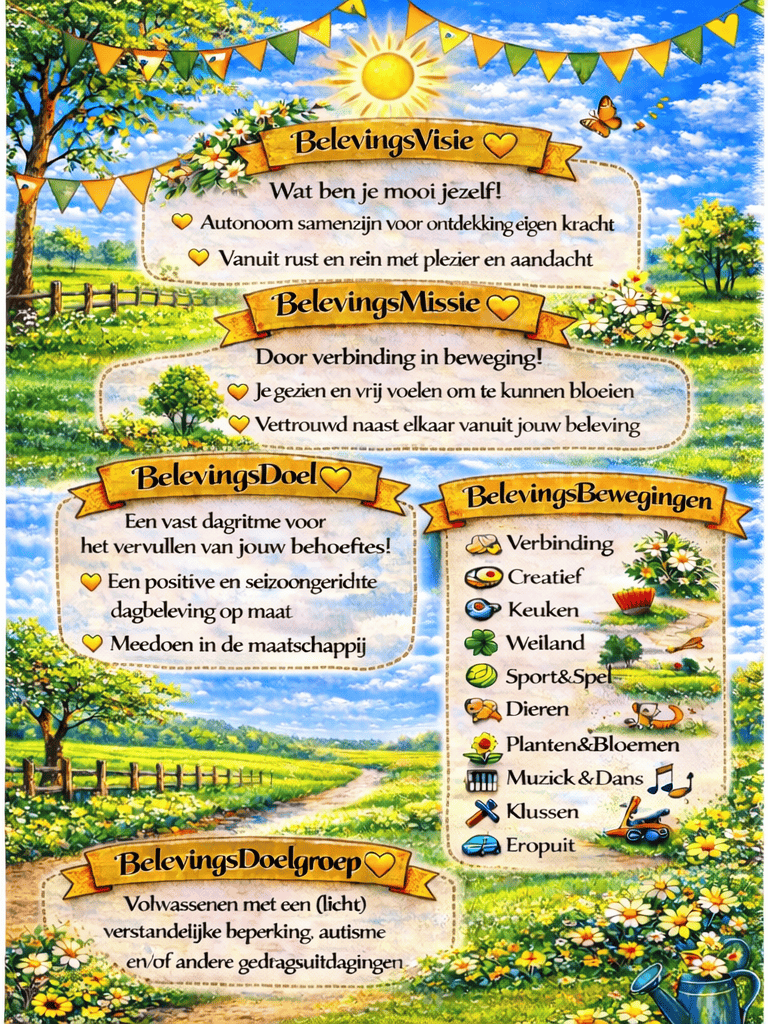 Jouw dagbesteding, jouw nieuwe plek. |Informatie over visie, missie en doelen van de dagbesteding, actief op JouwNieuwePlek.